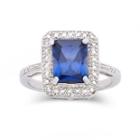 Lab-created Sapphire & Diamond-accent Ring