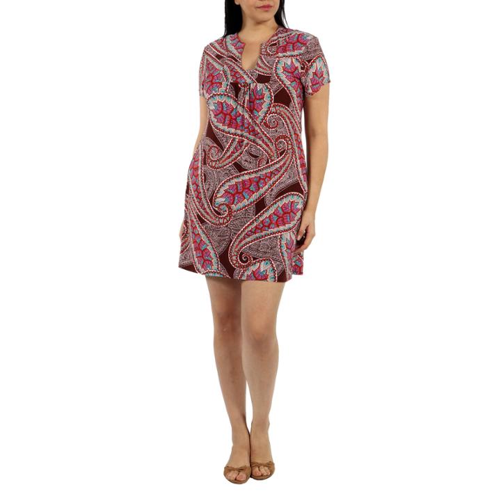 24/7 Comfort Apparel Sunshine Shift Dress-plus