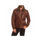 Excelled Leather Leather Bomber Jacket