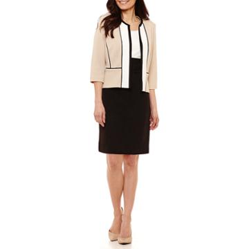 Studio 1 Sleeveless Jacket Dress-petite