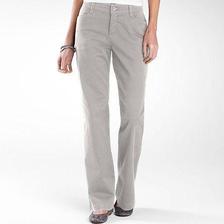 Lee Plain-front Straight-leg Twill Pants