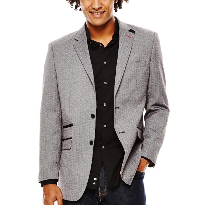 Akademiks Herringbone Sport Coat - Slim Fit