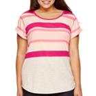 A.n.a Short-sleeve Boyfriend T-shirt - Plus