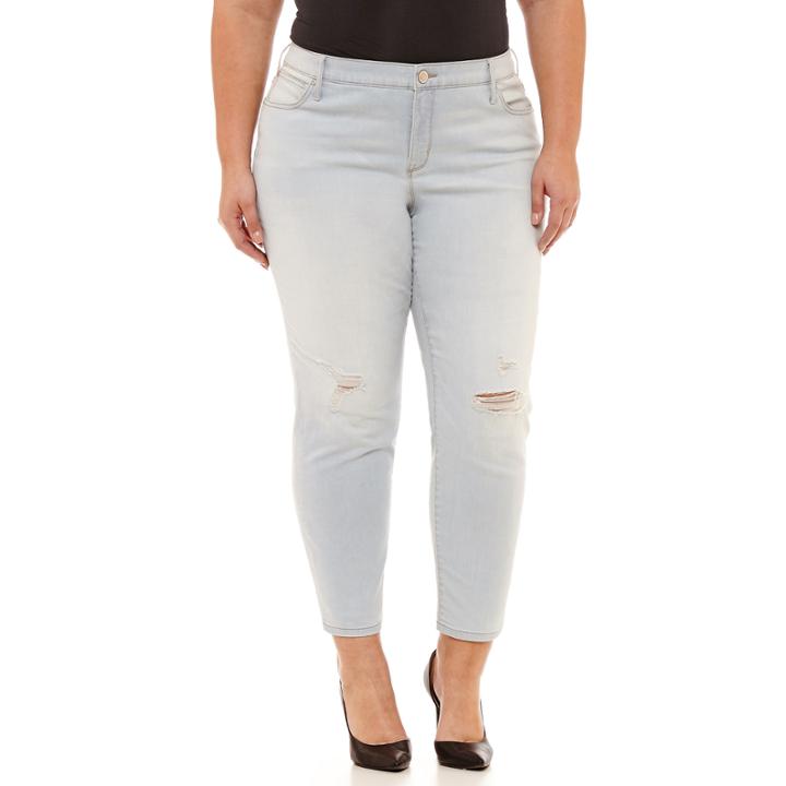 Boutique + Denim Ankle Jeans-plus