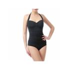 Phsitic Women's Upf 50+ One Piece Halter Swimsuit
