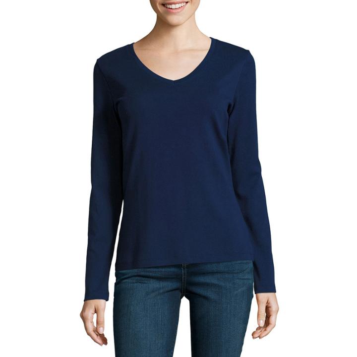 St. John's Bay Long Sleeve V Neck T-shirt-womens