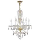 Provence Collection 6 Light Clear Crystal Chandelier