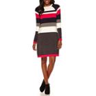 Jessica Howard Long Sleeve Stripe Sweater Dress