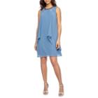 Alex Evenings Sleeveless Beaded Neck Shift Dress