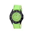 Crayo Womens Fun Mint Leather-band Watch Cracr2506