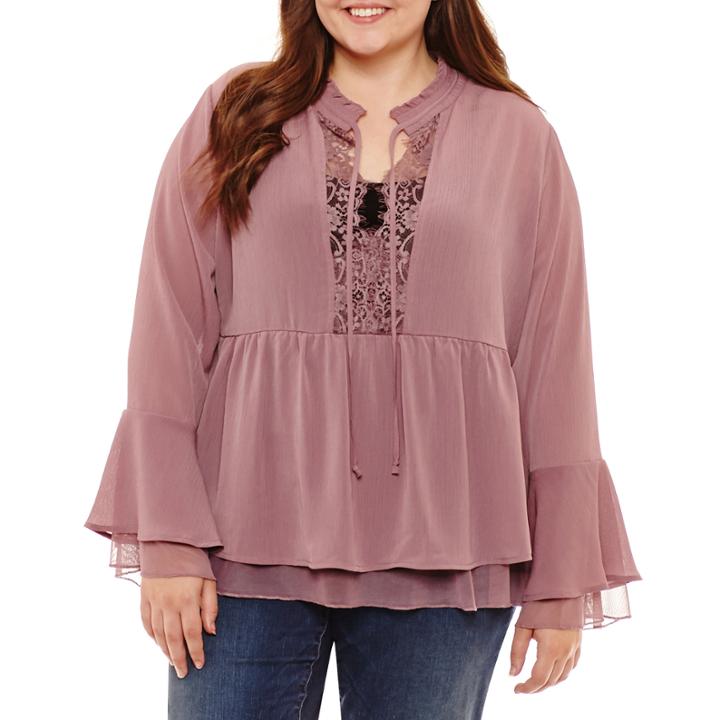 Arizona Woven Top- Juniors Plus