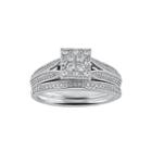 Cherished Hearts&trade; 1/2 Ct. T.w. Diamond 14k White Gold Ring Set