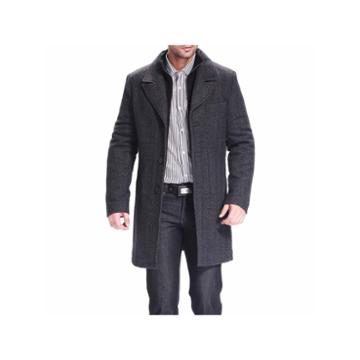 Bgsd Men's Derek Herringbone Wool Blend Walking Coat
