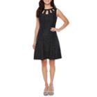 Alyx Sleeveless Sparkle Fit & Flare Dress