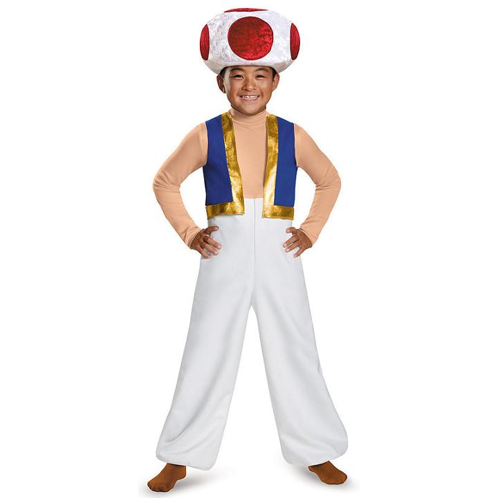 Super Mario Bros: Toad Deluxe Child Costume