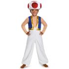 Super Mario Bros: Toad Deluxe Child Costume