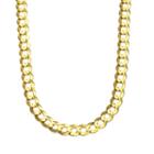 10k Yellow Gold 10mm Curb Necklace 26