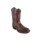 Smoky Mountain Women's Claire 9 Waxed Distress Leather Cowboy Boot