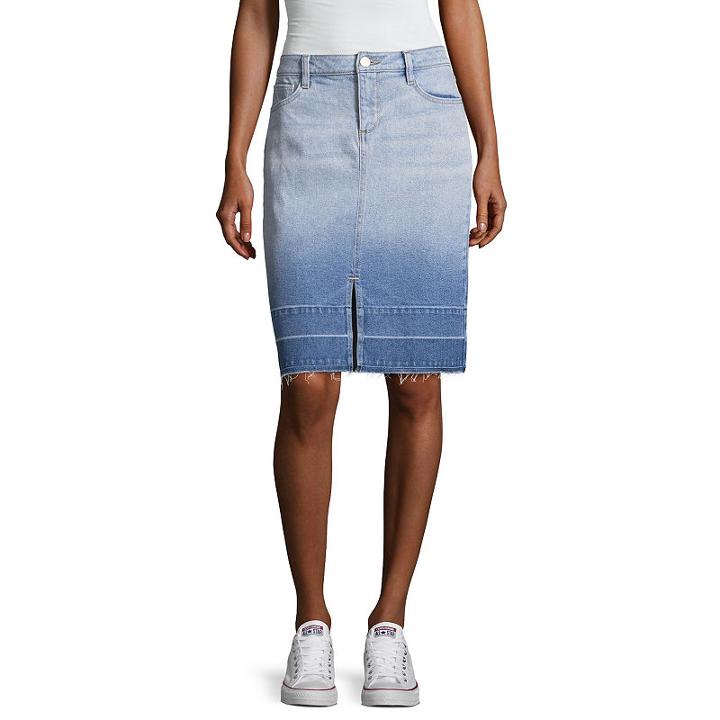 A.n.a Denim Midi Skirt