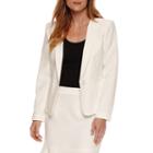 Black Label By Evan-picone Long Sleeve 1 Button Suit Jacket