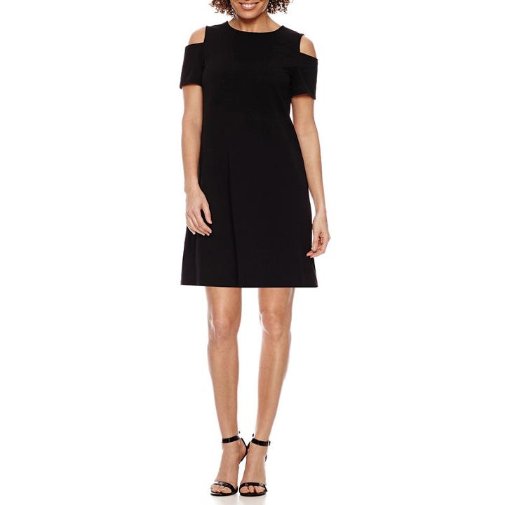Ronni Nicole Short Sleeve A-line Dress-petite