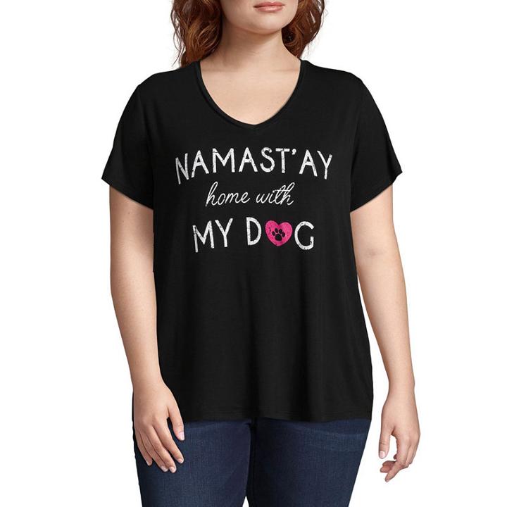 Boutique+ Short Sleeve Graphic T-shirt - Plus