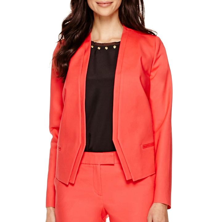 Worthington Long-sleeve Peplum Suit Jacket