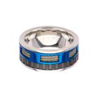 Mens Stainless Steel Multicolor Wedding Band