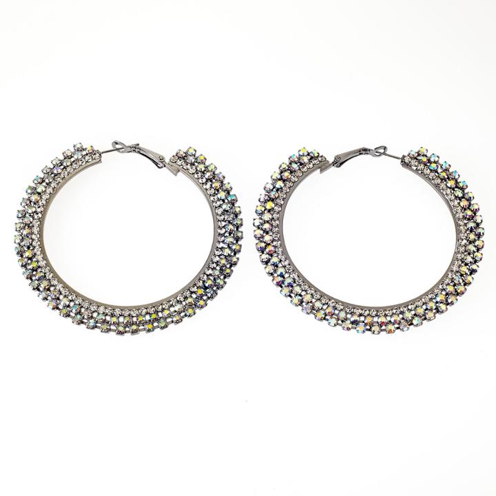 Bijoux Bar Multi Color Hoop Earrings