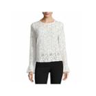 Worthington Long Sleeve Crew Neck Knit Blouse-talls