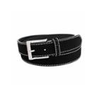 Florsheim Suede Leather Belt With Contrast Stitching
