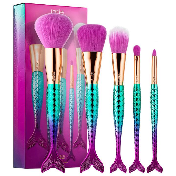 Tarte Minutes To Mermaid Brush Set - Be A Mermaid & Make Waves Collection