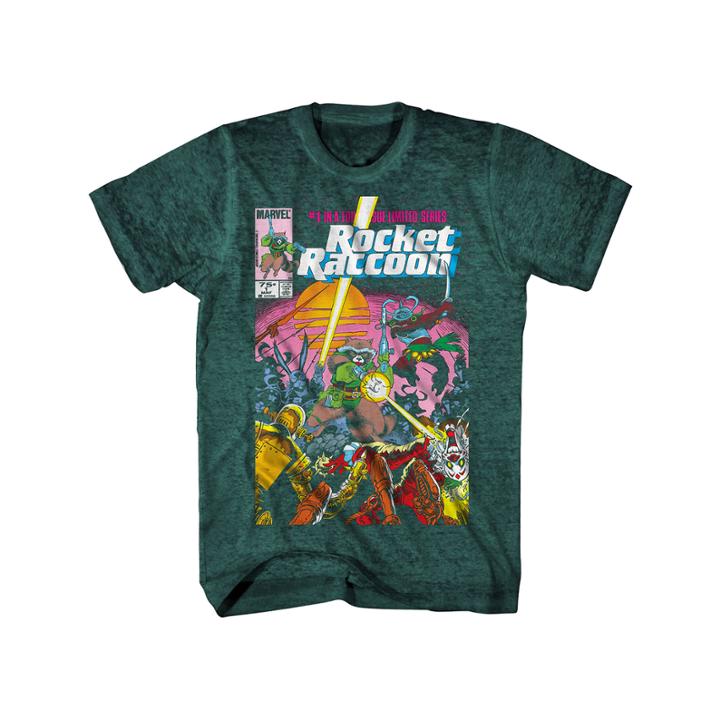 Vintage Rocket Raccoon Short-sleeve Tee