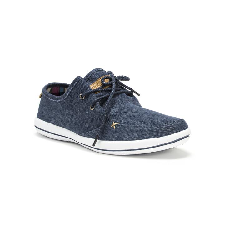 Muk Luks Josh Mens Canvas Lace-up Shoes