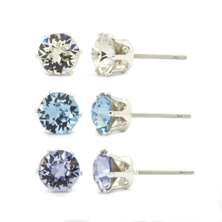 City X City Crystal Stud Earrings