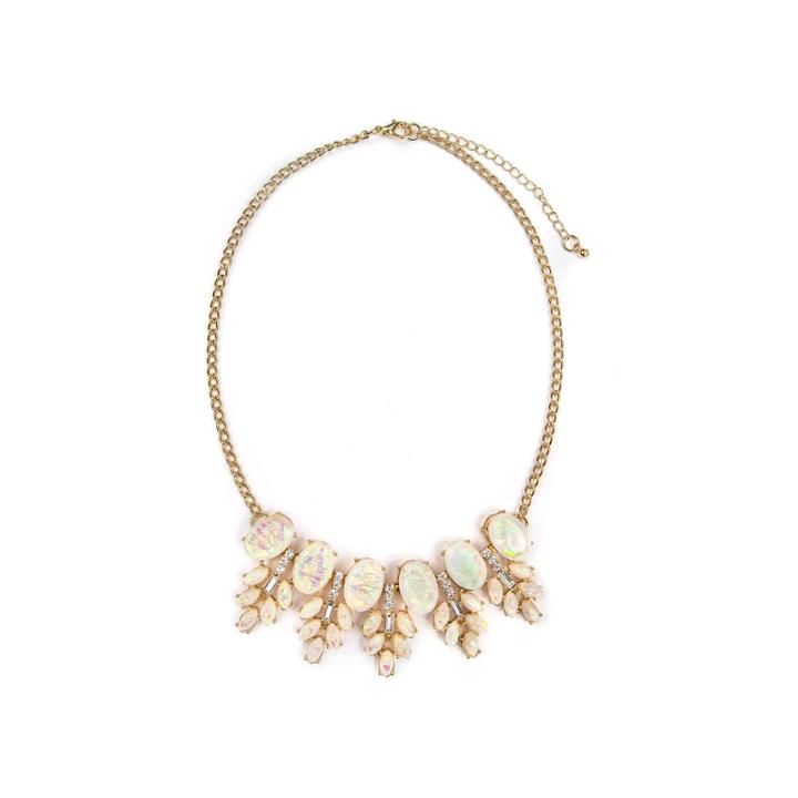Mixit Clear Statement Necklace