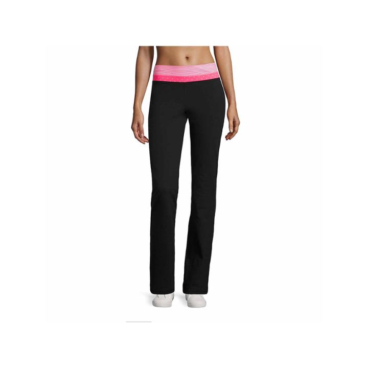 Made For Life Knit Stripe Workout Pants - Talls