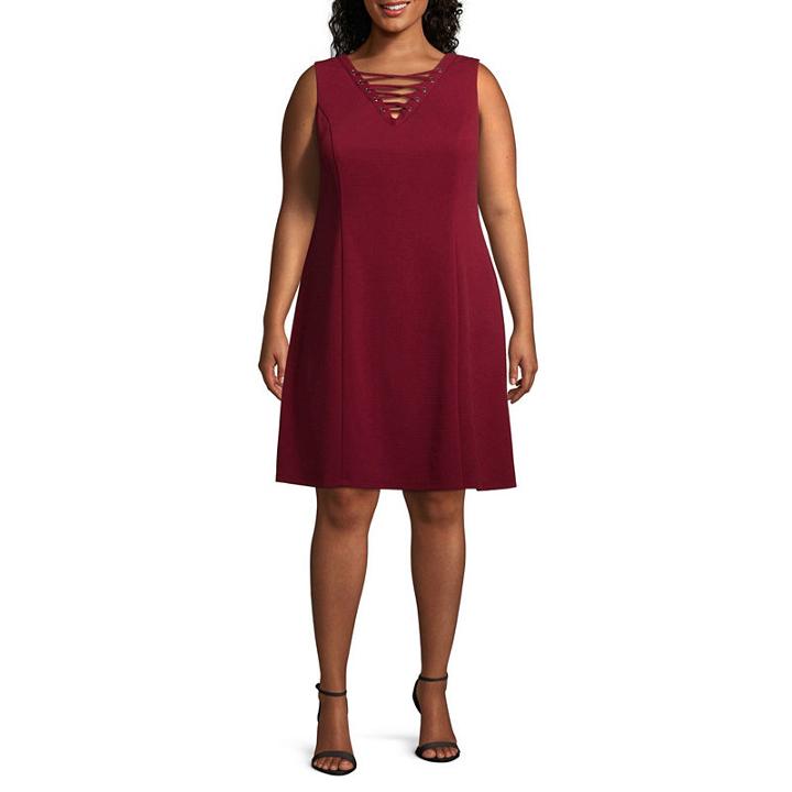 Alyx Sleeveless Fit & Flare Dress - Plus
