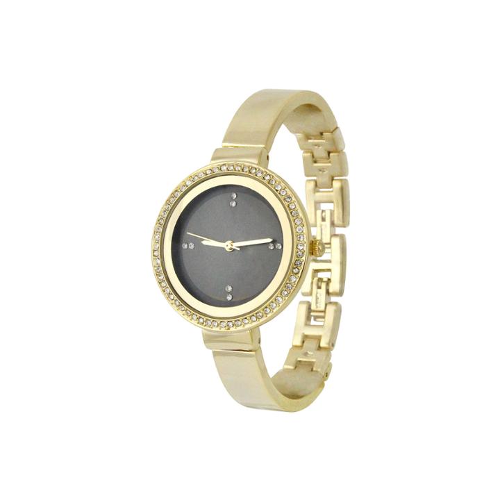 Mixit Womens Gold Tone Bangle Watch-pts2316gd