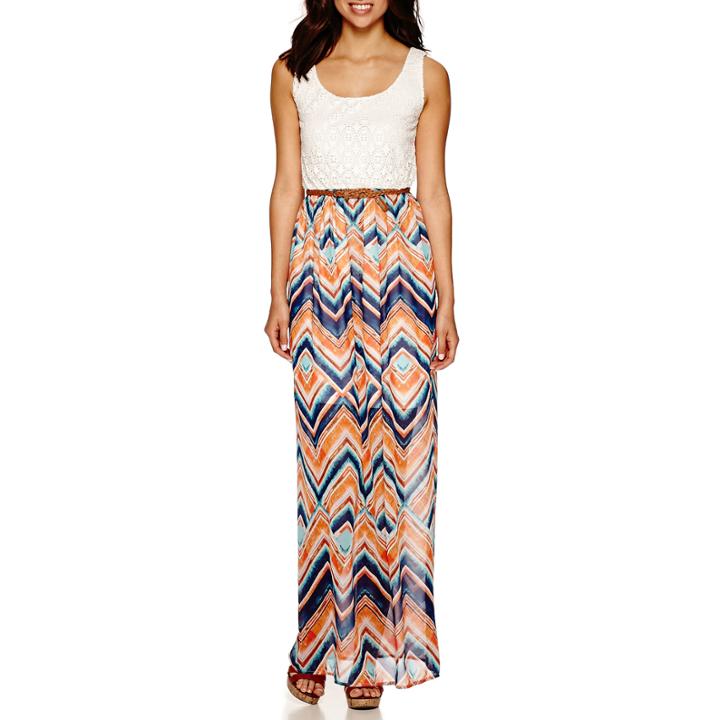 Luxology Crochet Top Maxi Dress