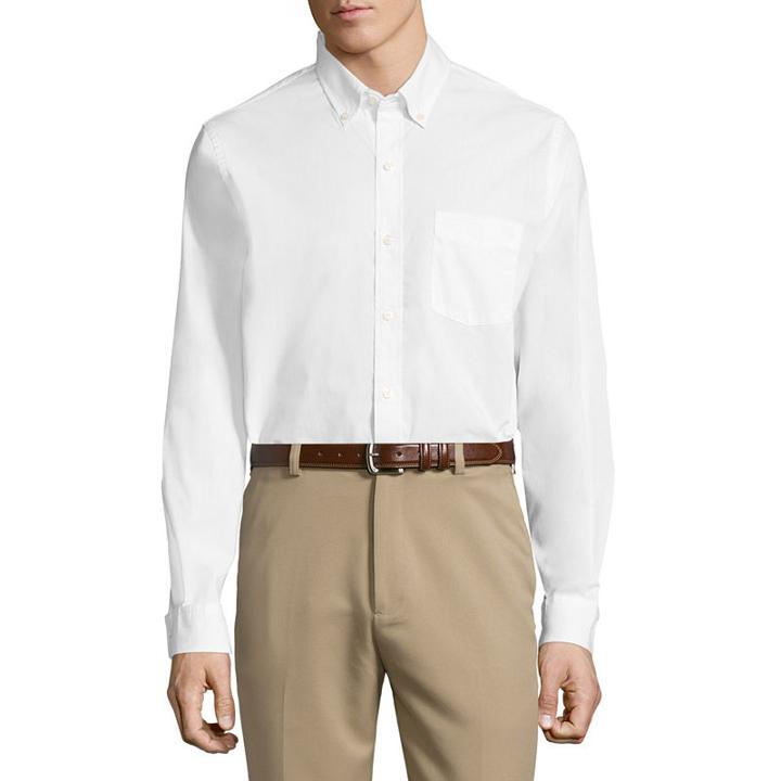 Dockers Long Sleeve Button-front Shirt