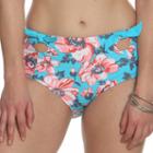 Sun And Sea Blossom High Waist Bikini Bottom - Plus