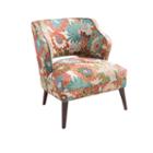 Madison Park Lynn Armless Floral-print Mod Chair