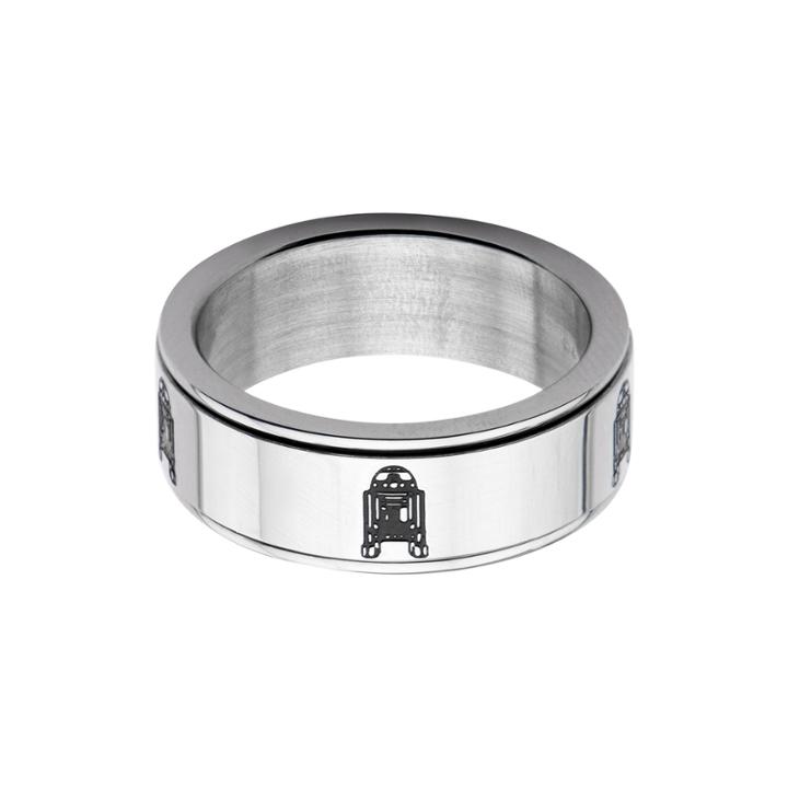 Star Wars Stainless Steel R2d2 Spinner Ring