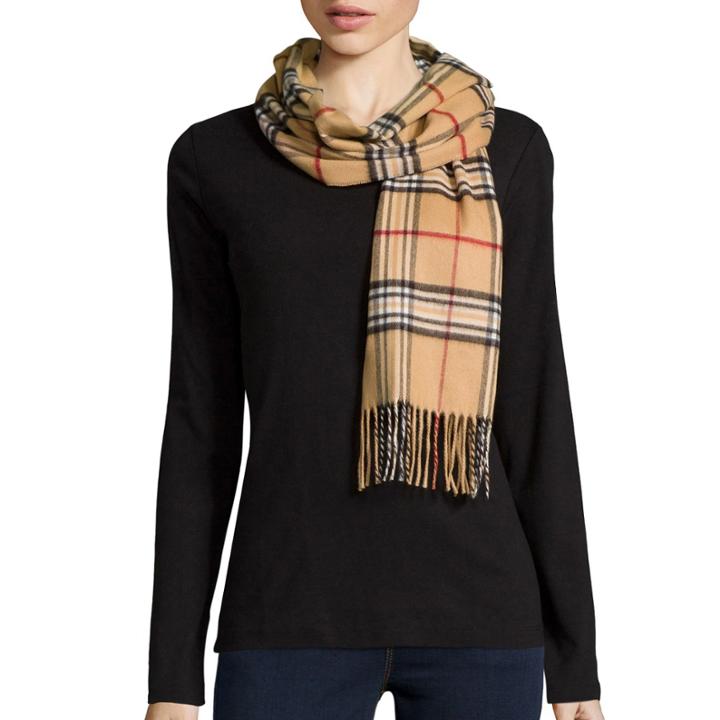 V. Fraas Plaid Scarf