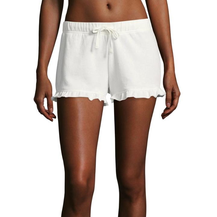 Flirtitude Soft Ruffle Shorts-juniors