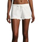 Flirtitude Soft Ruffle Shorts-juniors