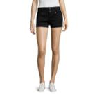 Blue Spice High-rise Denim Shorts-juniors