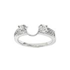 5/8 Ct. T.w. Diamond 14k White Gold Ring Wrap