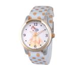 Disney Princess Belle Beauty And The Beast Womens White Strap Watch-wds000241